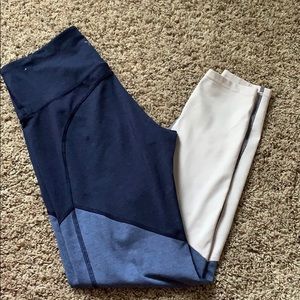 old navy color block leggings